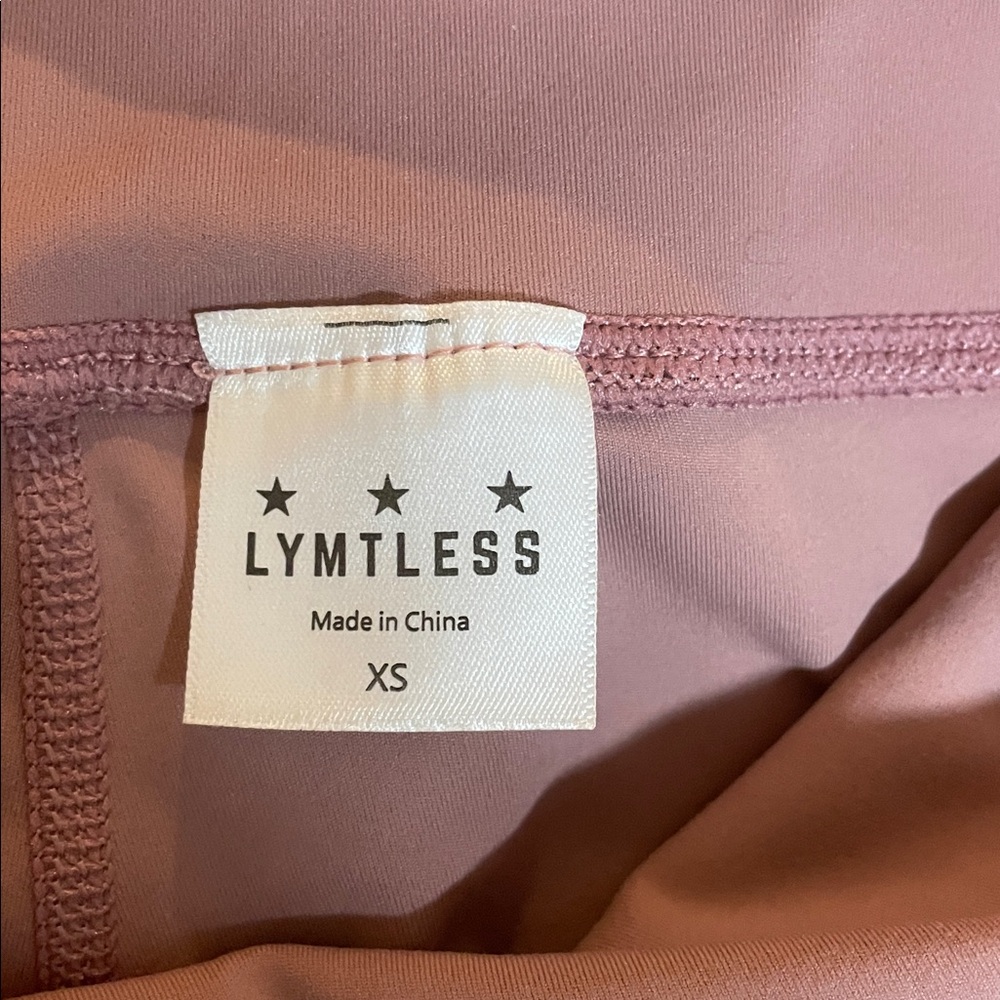 LYMTLESS mauve colored High-Waisted Leggings - Picture 4 of 5